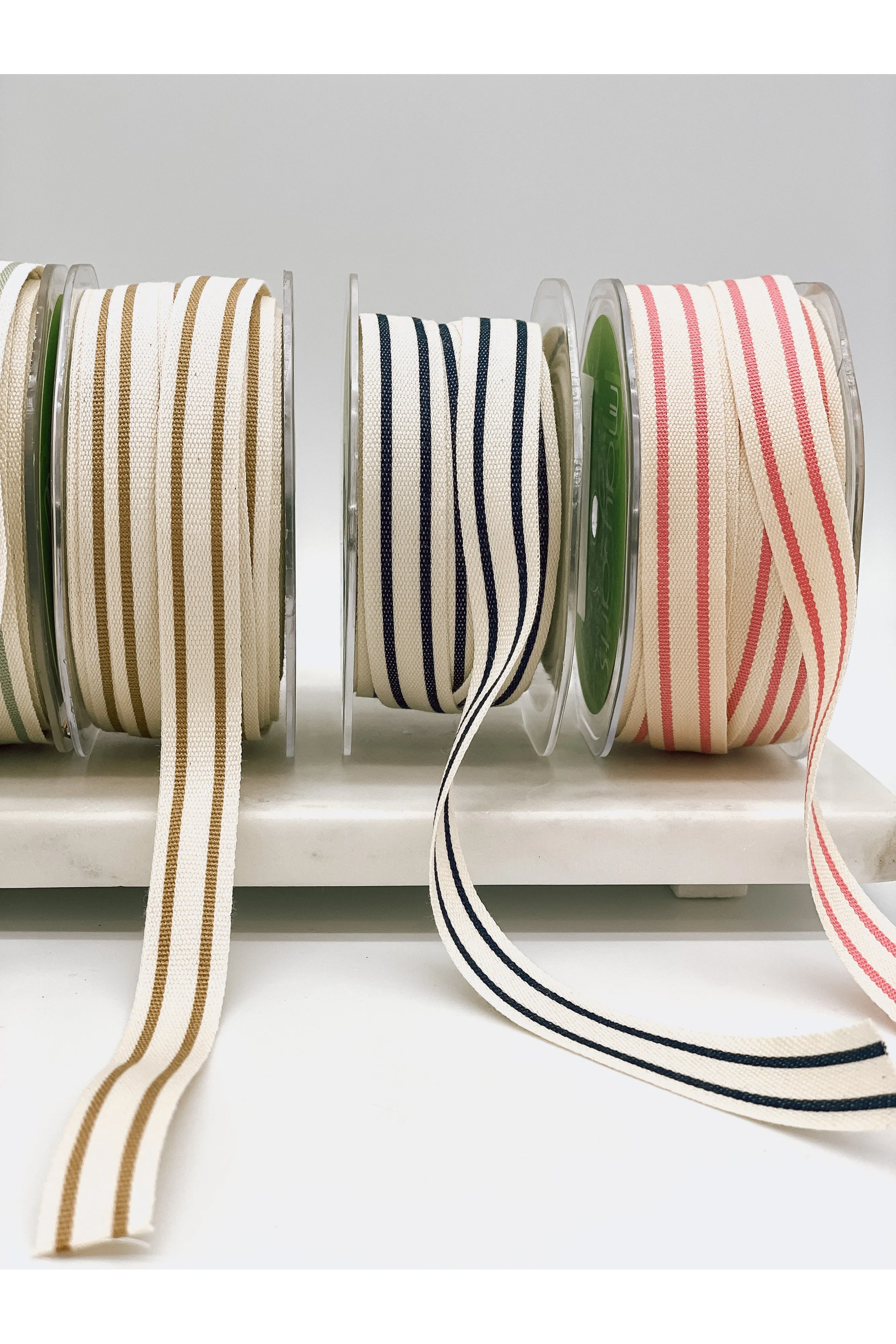 SPOOL -Double Stripe Cotton Ribbon 5/8