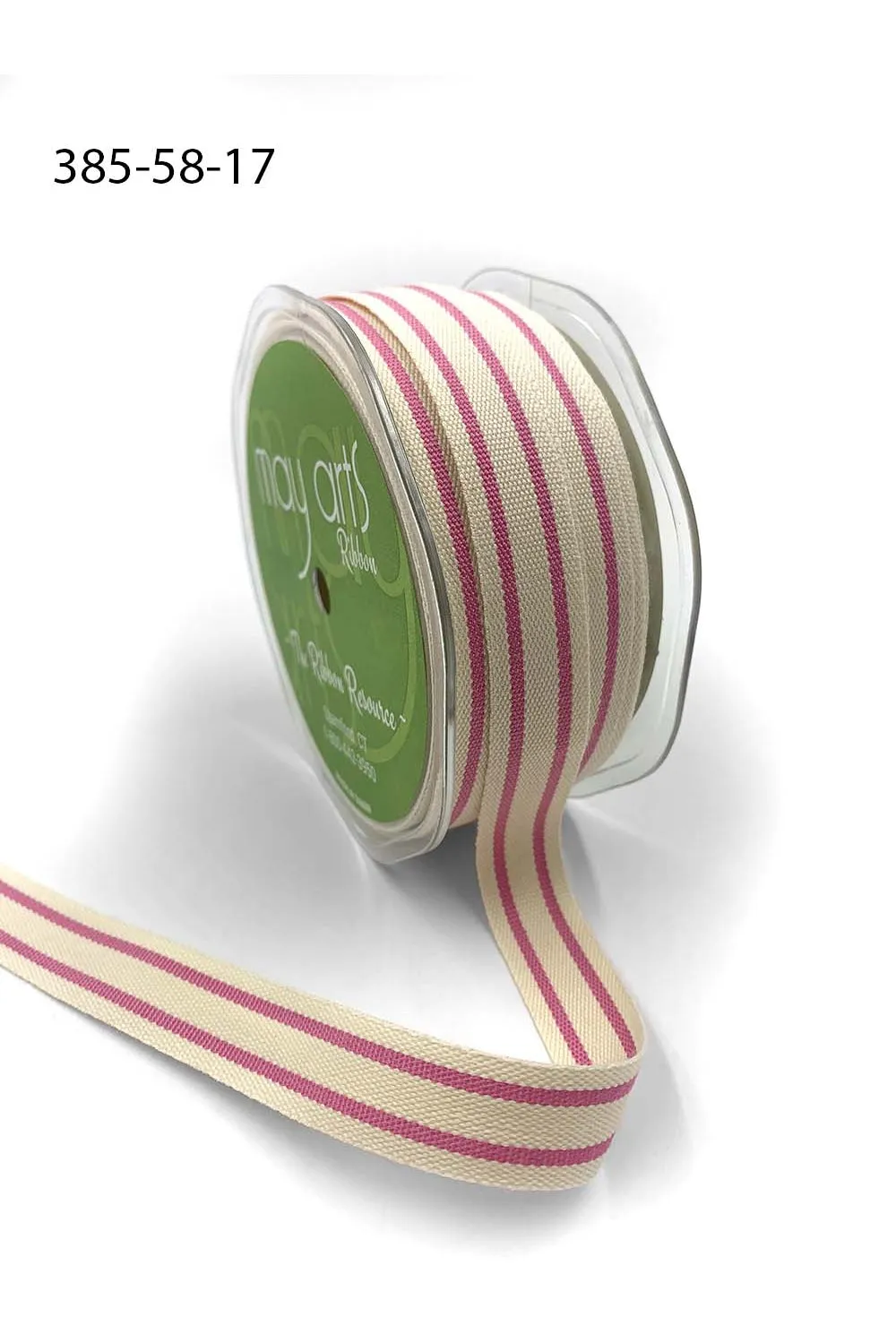 SPOOL -Double Stripe Cotton Ribbon 5/8