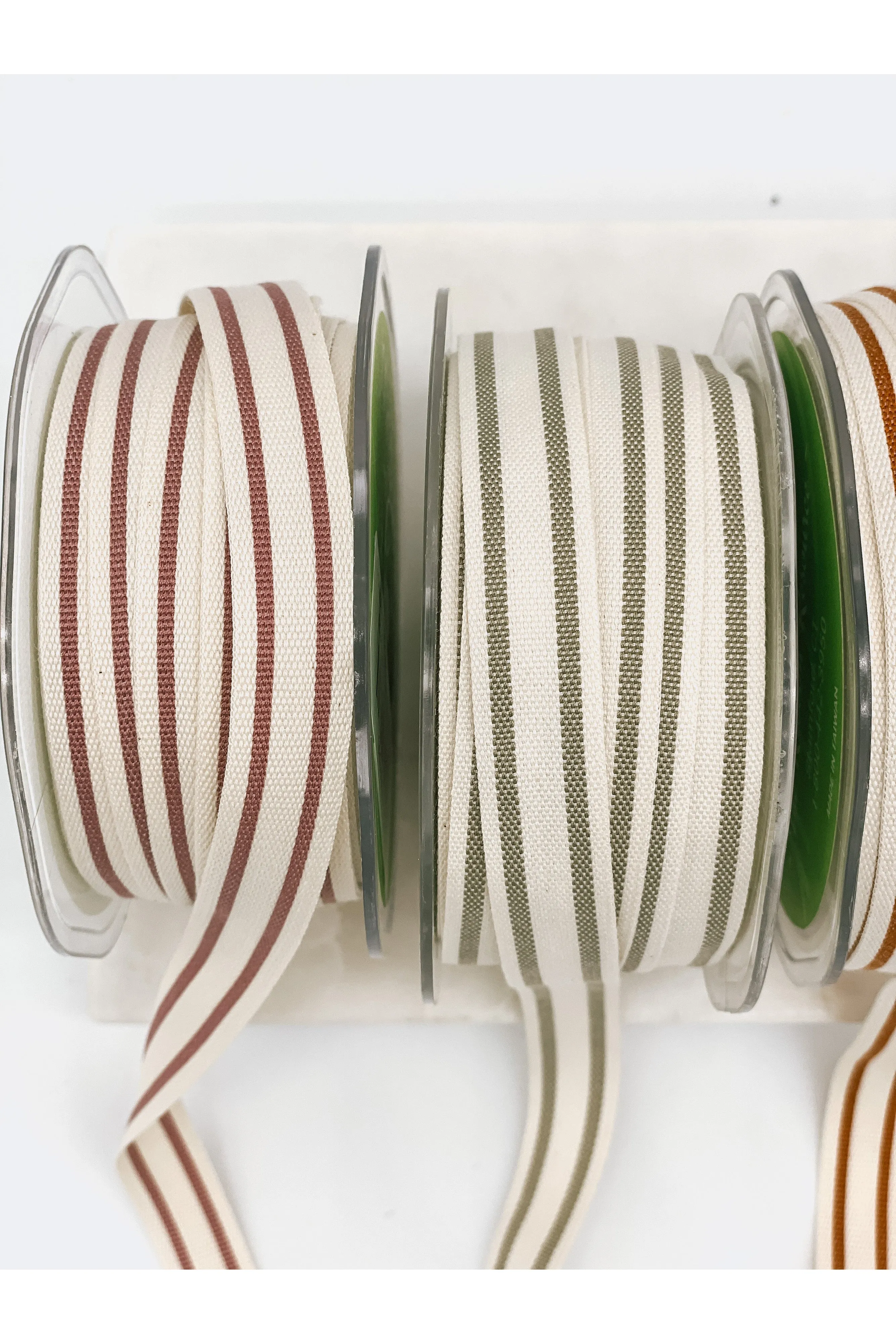 SPOOL -Double Stripe Cotton Ribbon 5/8