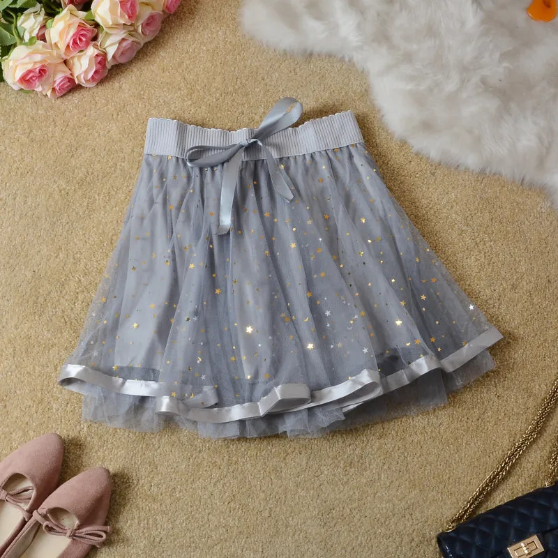 Starry Gauze Tutu Skirt AD210050