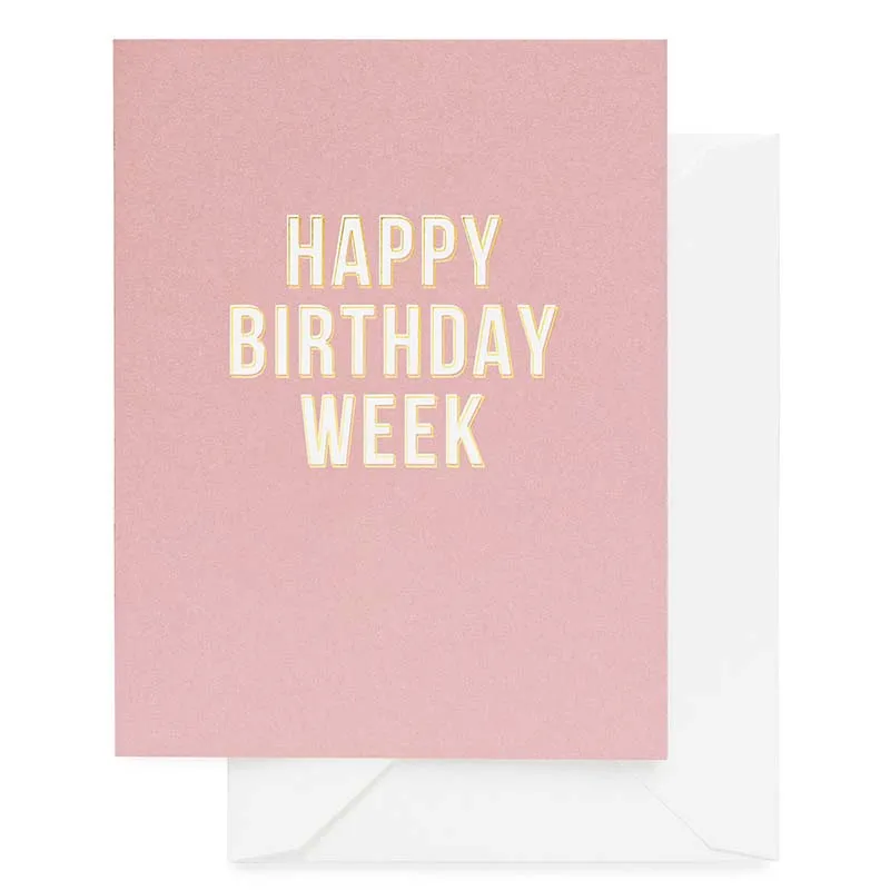 SUGAR PAPER | Happy Birth Week