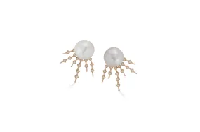 Talisman: Constellation Pattern 6 Pearl Earrings