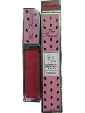 Too Faced Pink Juicy Fruits Watermelon Candy Finish Lip Gloss Sealed UK