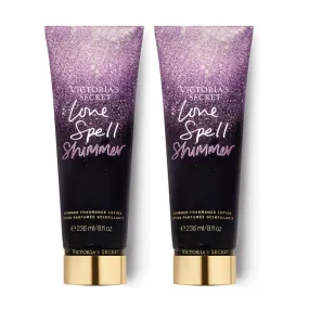 Victoria's Secret Love Spell Shimmer Body Lotion 8 oz 2-PACK