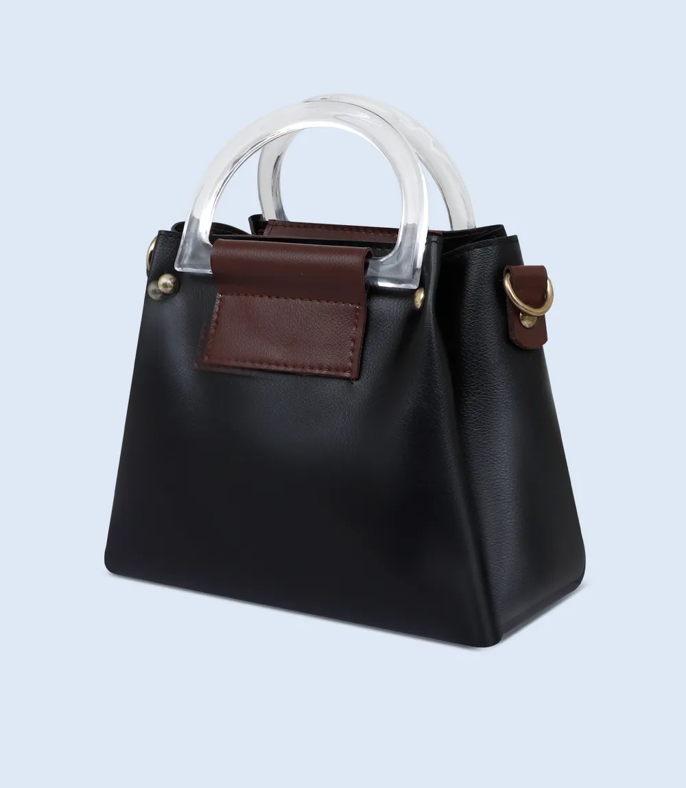 WB2410-BLACK-Women Shoulder Bag