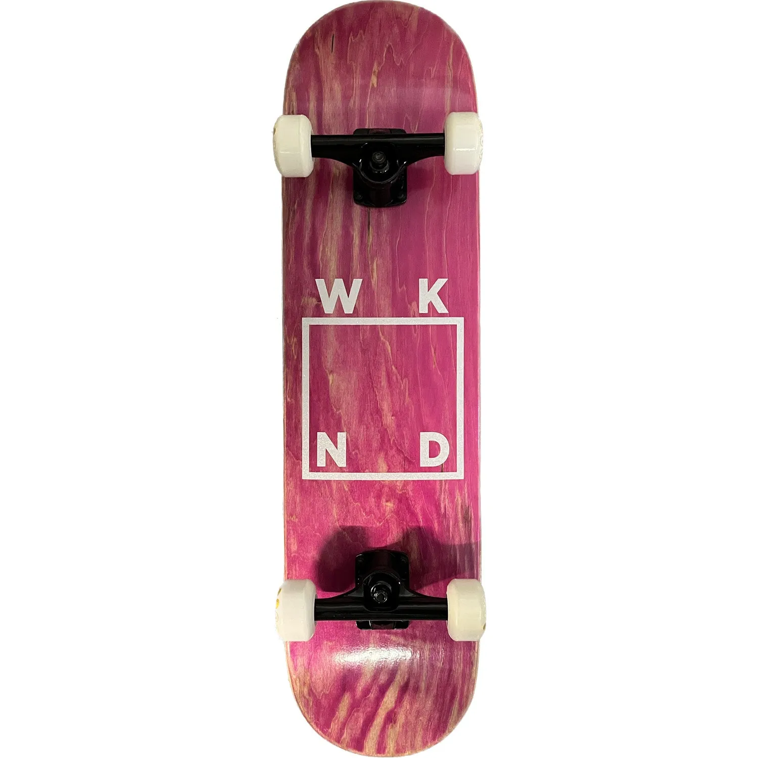 WKND Team Logo Glitters Pink 7.75 Custom Complete Skateboard Hybrid