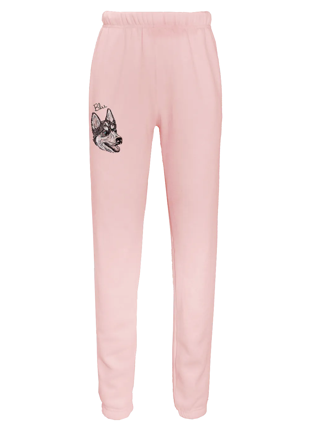 Women's Doodle Style Custom Pet Portrait Classic Sweatpants