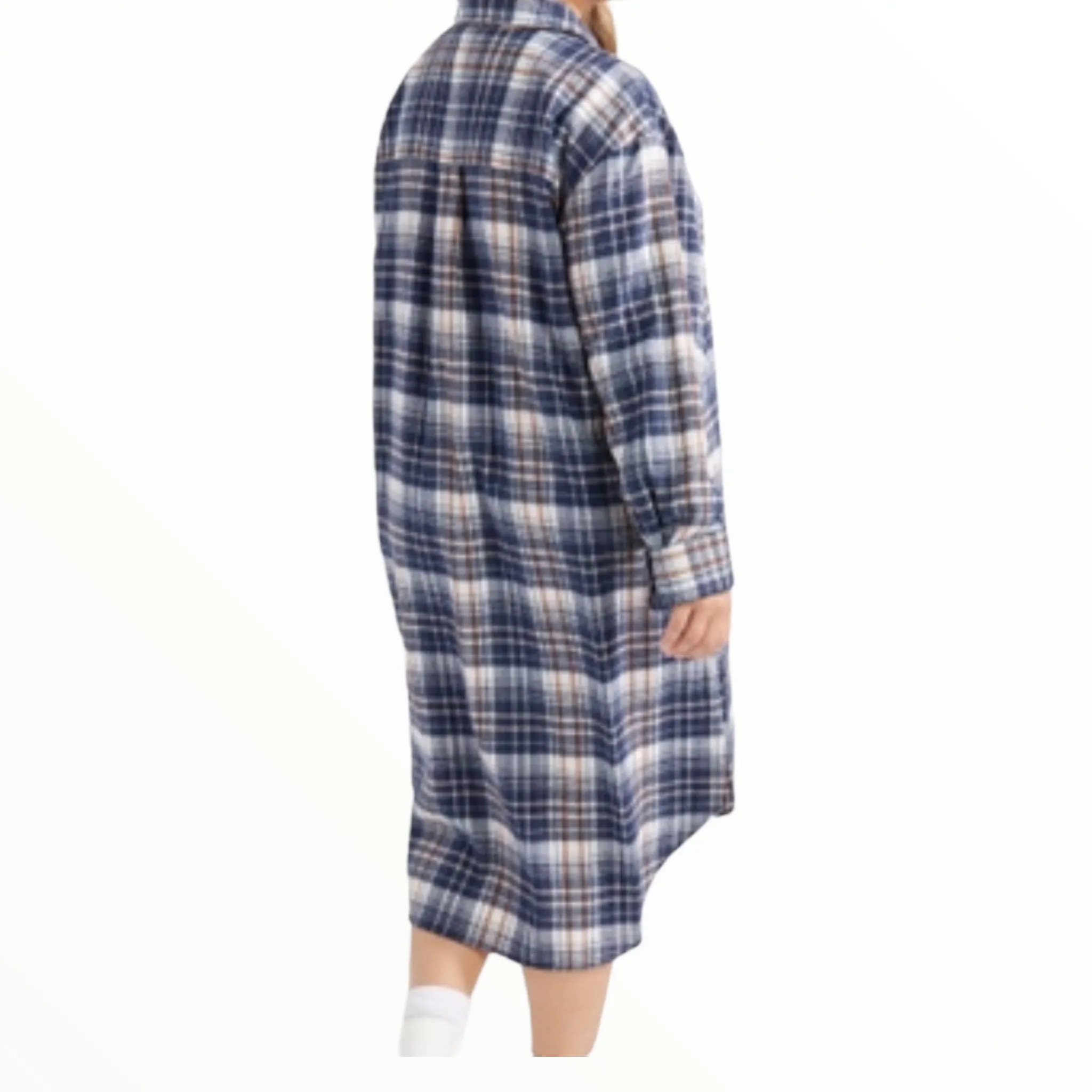 Women’s Plus Size Plaid Duster/Dress