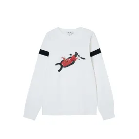 X-Girl x T-Rex Womens Lost Angels Football LS Tee