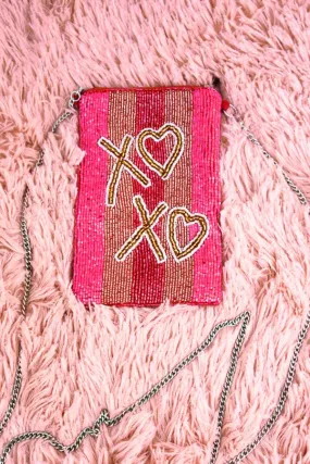 XoXo beaded CROSSBODY purse